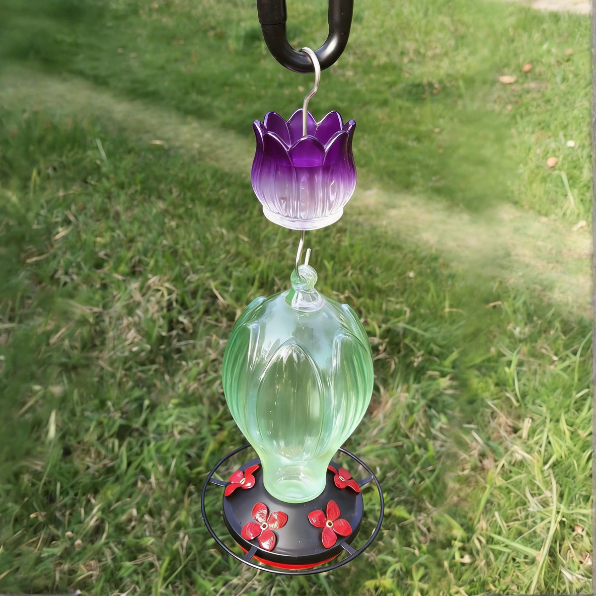 HOLAHOMA easy-hang design enables quick installation on feeders