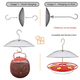 HOLAHOMA oneinch-opening-hook enables simple on/off mounting
