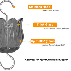 Holahoma transparent glass shows remaining water clearly.