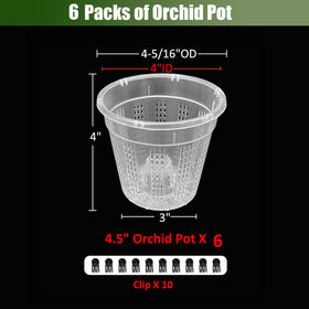 HOLANHING clear pot design for visible moisture and root checks indoors or outdoors.