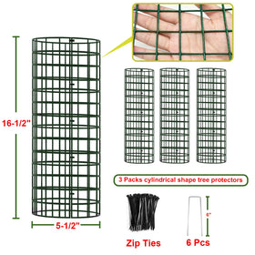 HOLANHING metal stakes help keep the guard firmly in place.