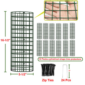 HOLANHING metal stakes included to hold guards firmly in soil.