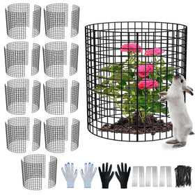 HOLANHING plant protector assembly ready to form cages for garden seedlings.