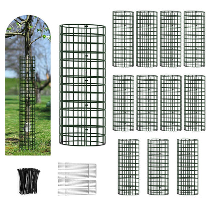 HOLANHING tree trunk protector kit guards saplings from deer damage.