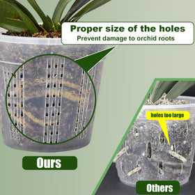 HOLANHING upgraded holes prevent root escape and media loss.