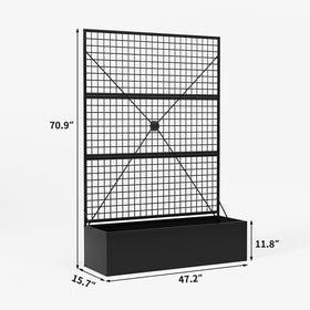 HOLCEPZN spacious 71x47 planters ideal for vegetables and vines.