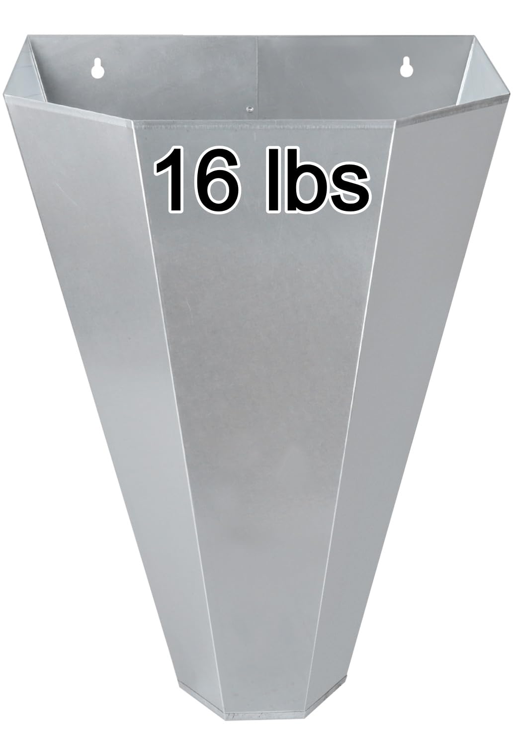 Holdly large chicken cone front view for easy mounting and restraint.