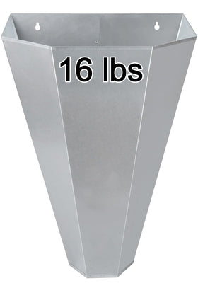 Holdly large chicken cone front view for easy mounting and restraint.