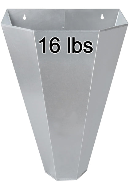 Holdly large chicken cone front view for easy mounting and restraint.