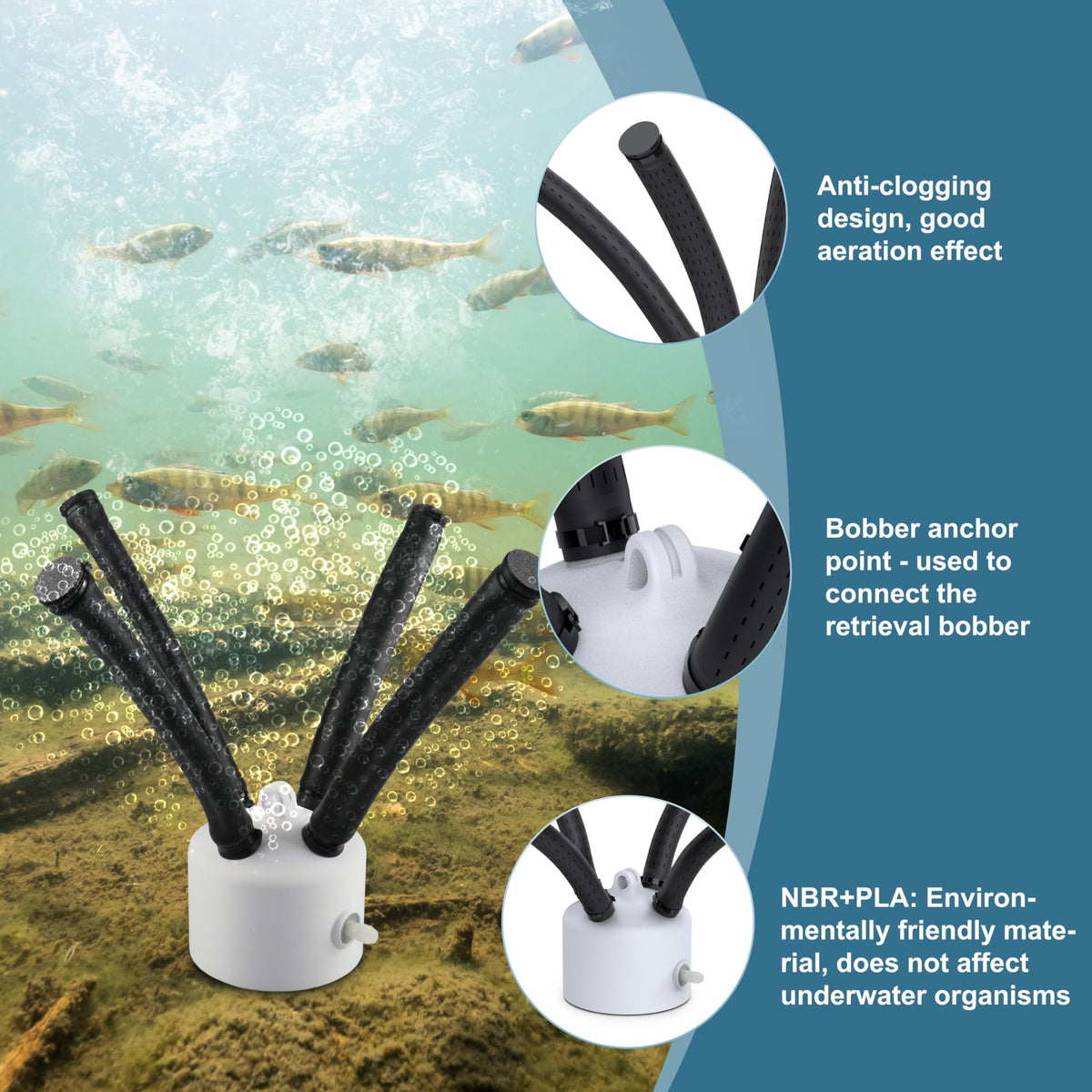 Holdly self-cleaning perforations ensure minimal clogging during long-term operation.
