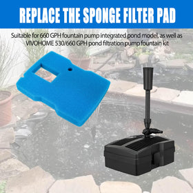 HOLEPU CUF-6000 compatible filter pad for reliable filtration.