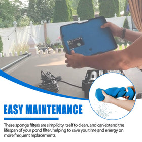 HOLEPU reusable pond filter media for long-lasting use.