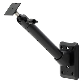 Holicfun universal wall mount with extended arm for optimal panel positioning.