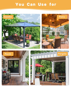 HolidayIdeas easy-care curtains: machine washable and low-maintenance for outdoor spaces.
