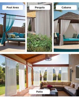 HolidayIdeas quick hang on standard rods simplifies outdoor refresh.