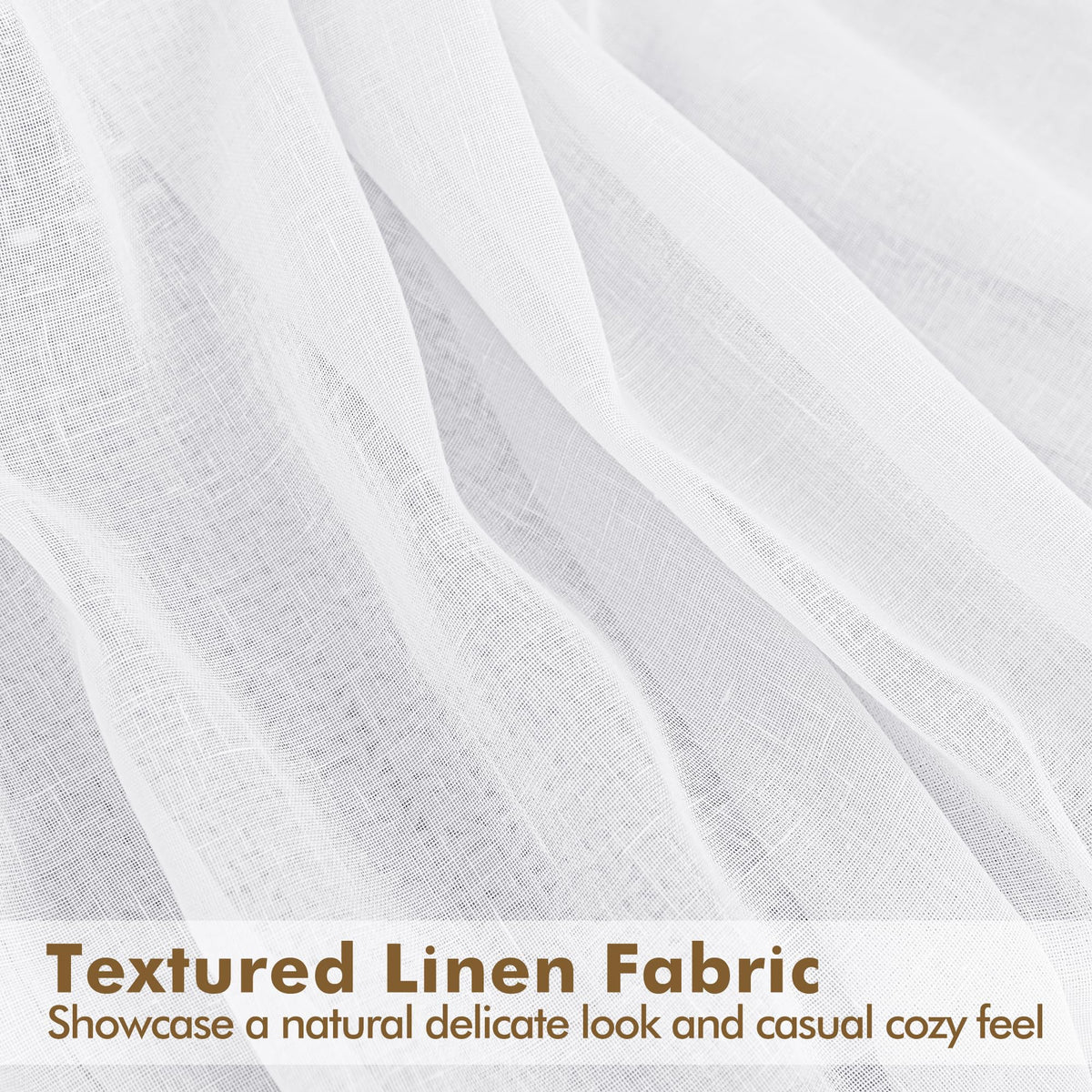 HolidayIdeas curtains are machine-washable for easy cleaning