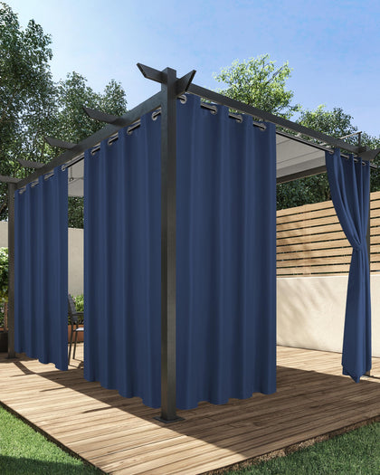 HolidayIdeas outdoor curtains waterproof: durable weather protection for patios and gazebos.