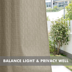 HolidayIdeas patio curtains waterproof, 54x84, easy care and quick drying for outdoors.