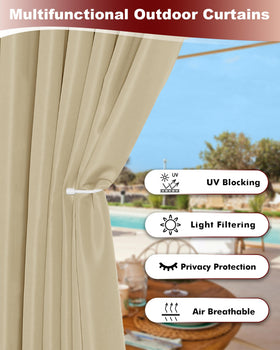 HolidayIdeas privacy-uv-blocking panels enhance outdoor privacy and sun protection.