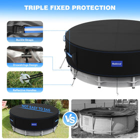 Holiwei edge drawstring round cover keeps a secure fit