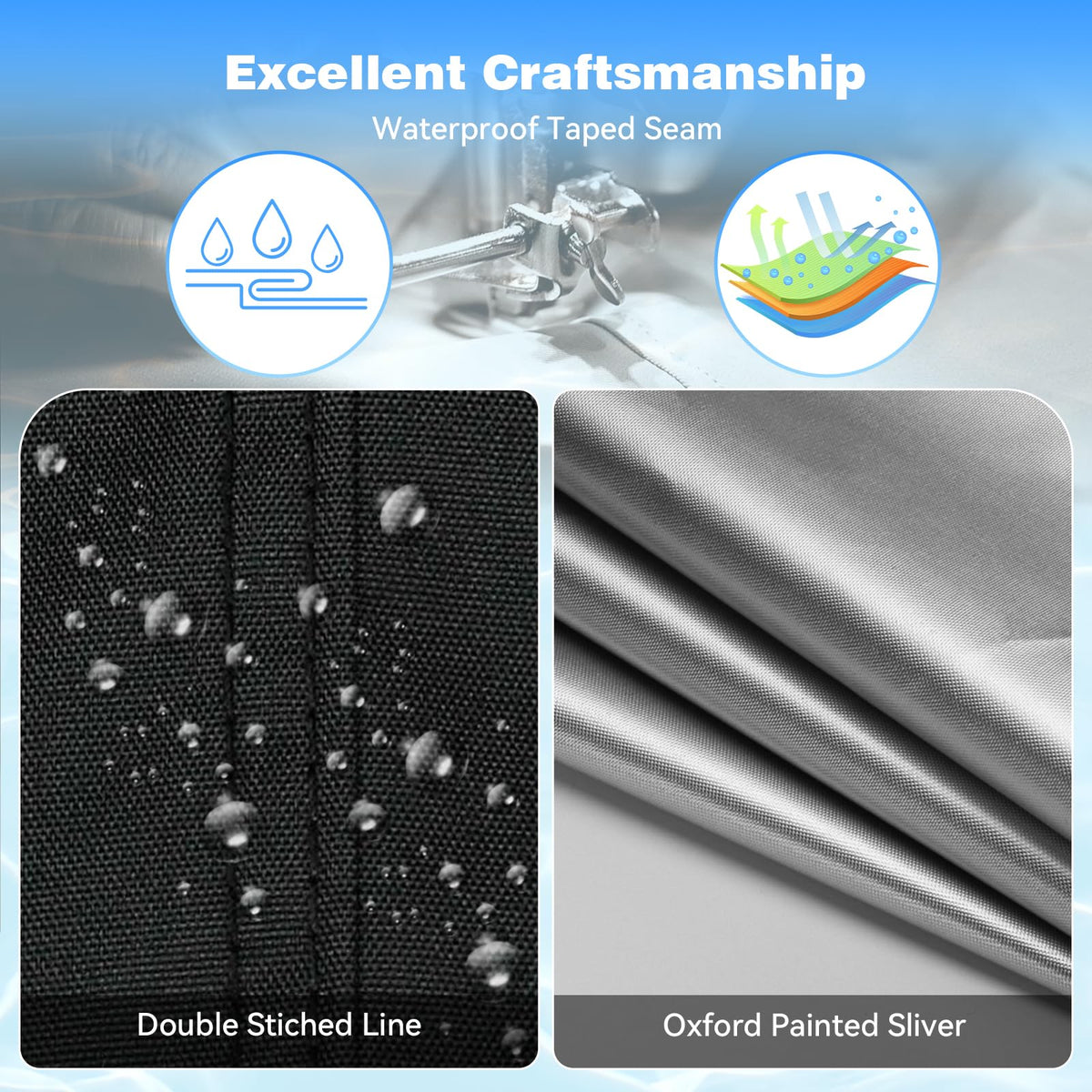 Holiwei ground nails and windproof ropes prevent movement during storms