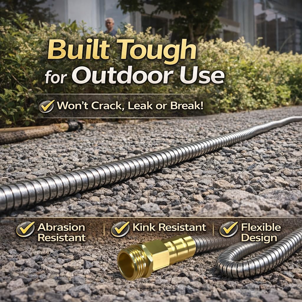 Holldoor eight-pattern sprayer supports garden watering, car washing, and pet bathing tasks.