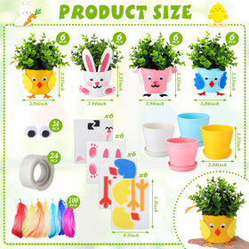 Hollowfly Easter flower pot chick crafting kit for classroom fun