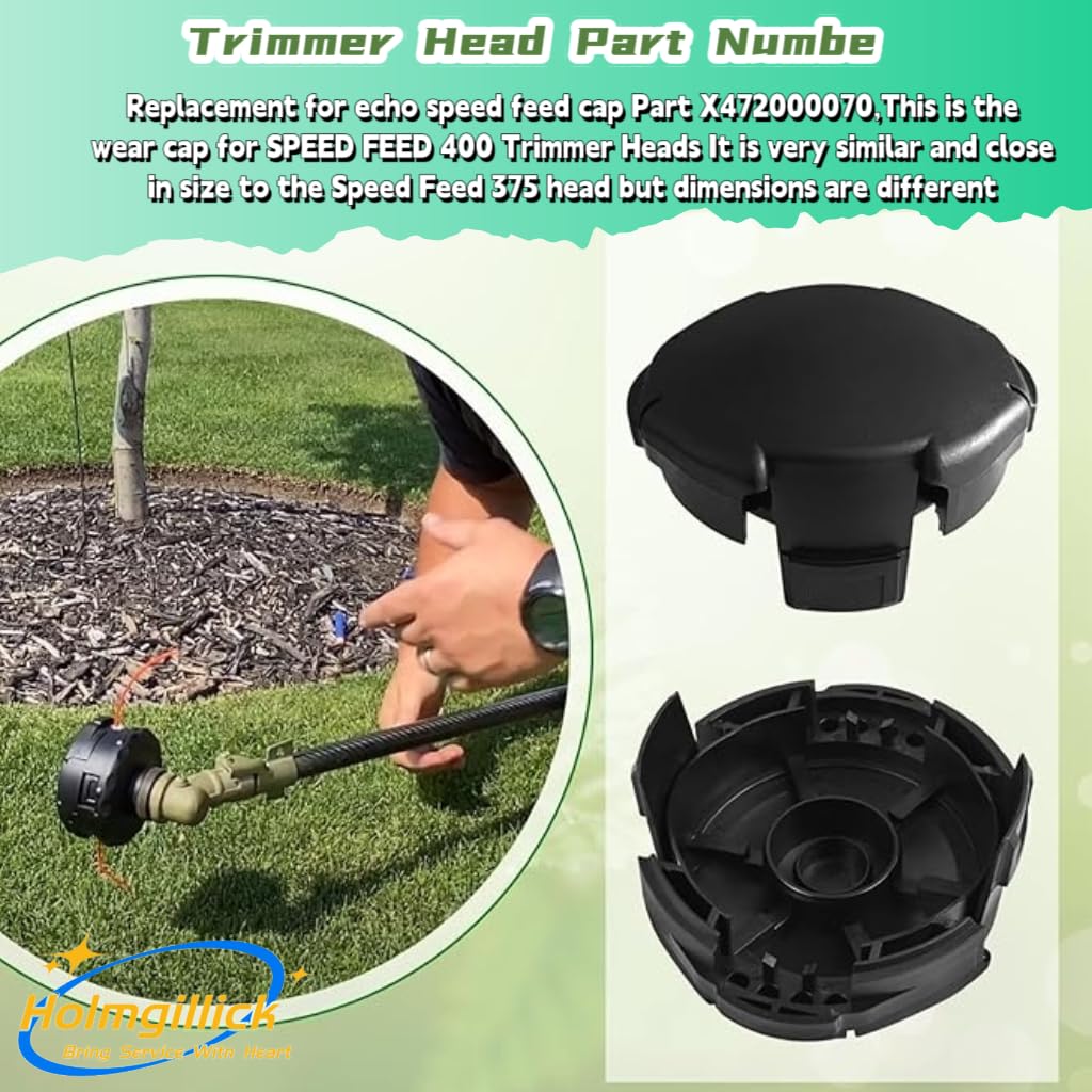 Holmgillick 4-pack replacement cap for Speed Feed 400 on the SRM series