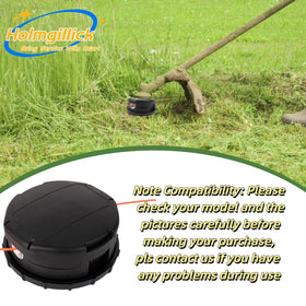 Holmgillick Speed-Feed 450 head with steel drive shaft compatibility for durable performance.