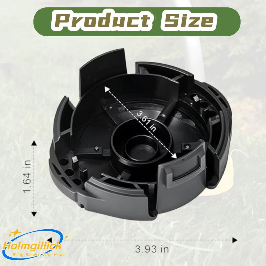 Holmgillick SRM-225 trimmer head cap compatible with Speed Feed 400