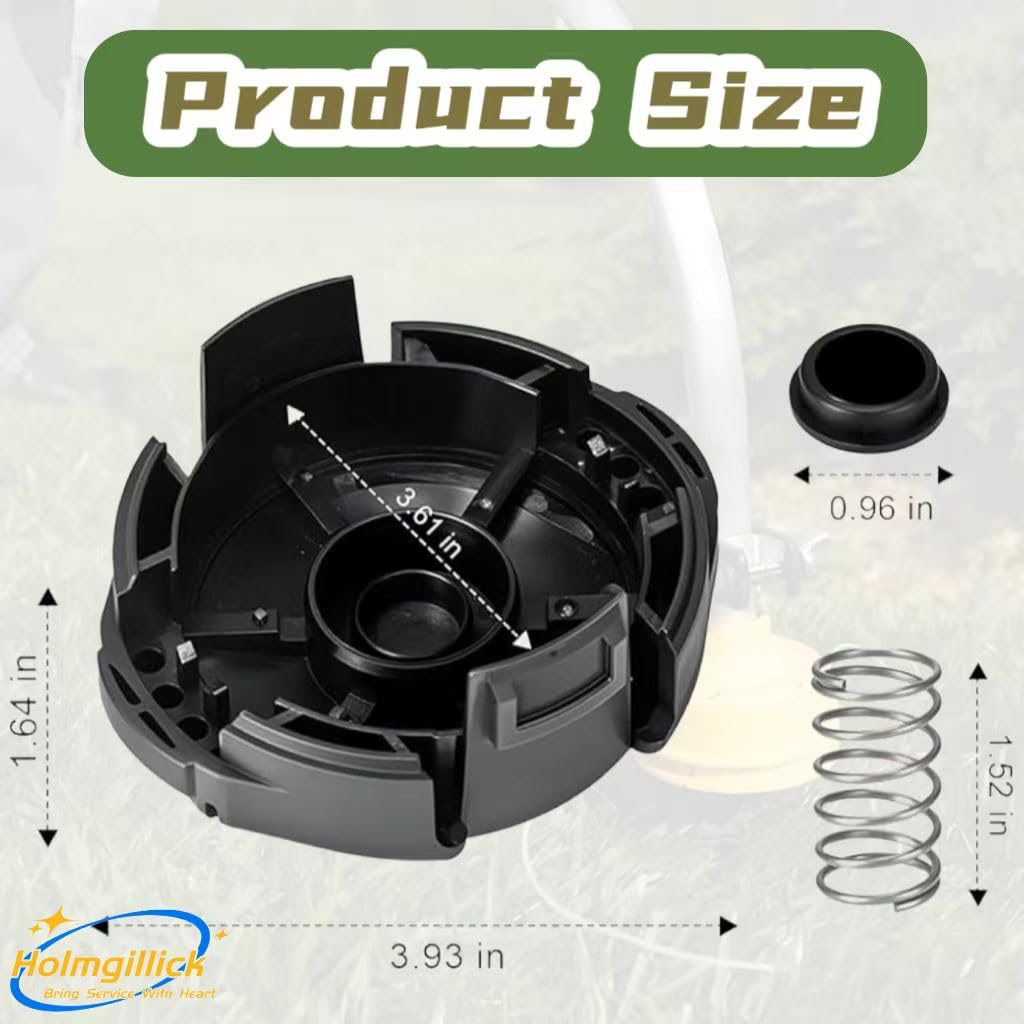 Holmgillick SRM-225 trimmer head compatibility ensures secure fit