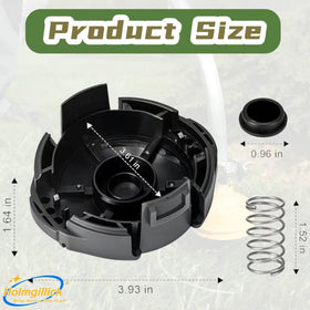 Holmgillick SRM-225 trimmer head compatibility ensures secure fit