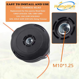 Holmgillick T35 trimmer head for Husqvarna 324LX combines durability with simple maintenance.