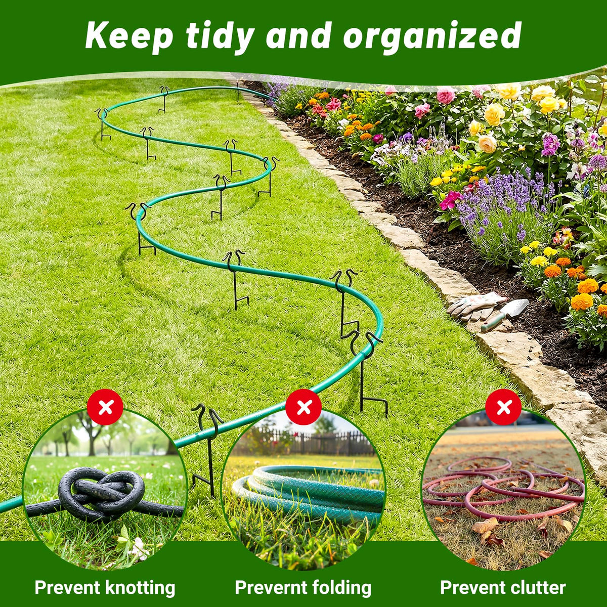 HolyMaji ring-top design enables smooth hose glide and reduced snagging.