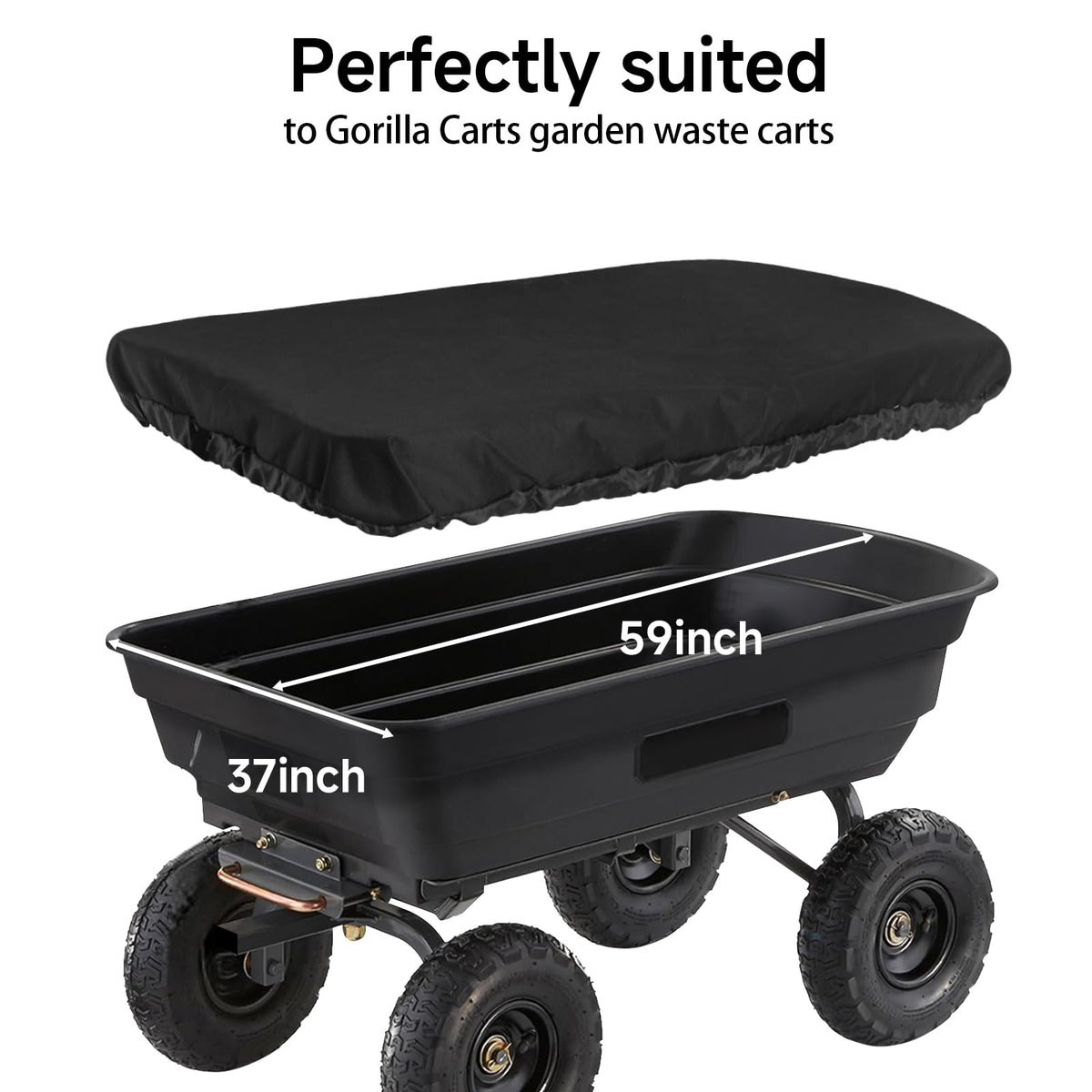 Homakover 600D nylon shell resists tearing for longer outdoor use.