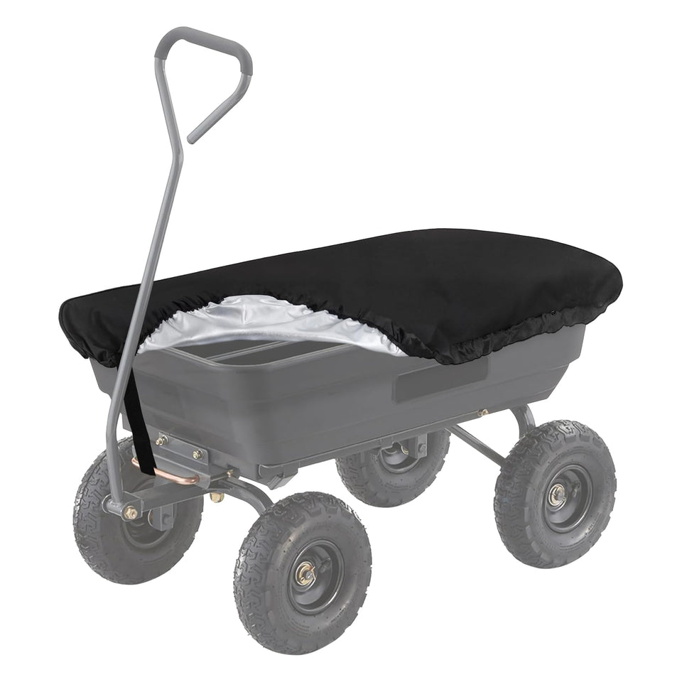 Homakover wagon cover fitted to a Gorilla Cart for outdoor protection.