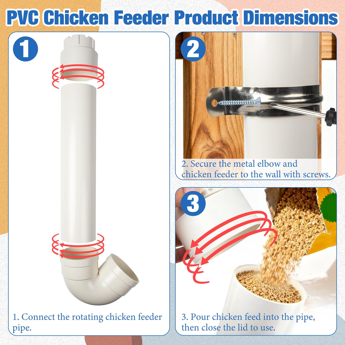 HOMAR reduces feed waste with continuous, refill-friendly design.