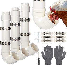 HOMAR wall-mounted chicken feeder showcases space-saving design for coops.