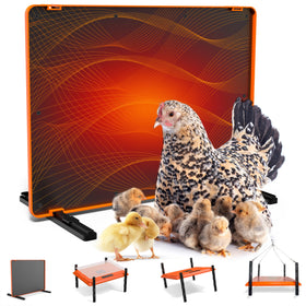 Homcolorful Smart Chick Brooder Plate top view showing compact warmth for early chicks