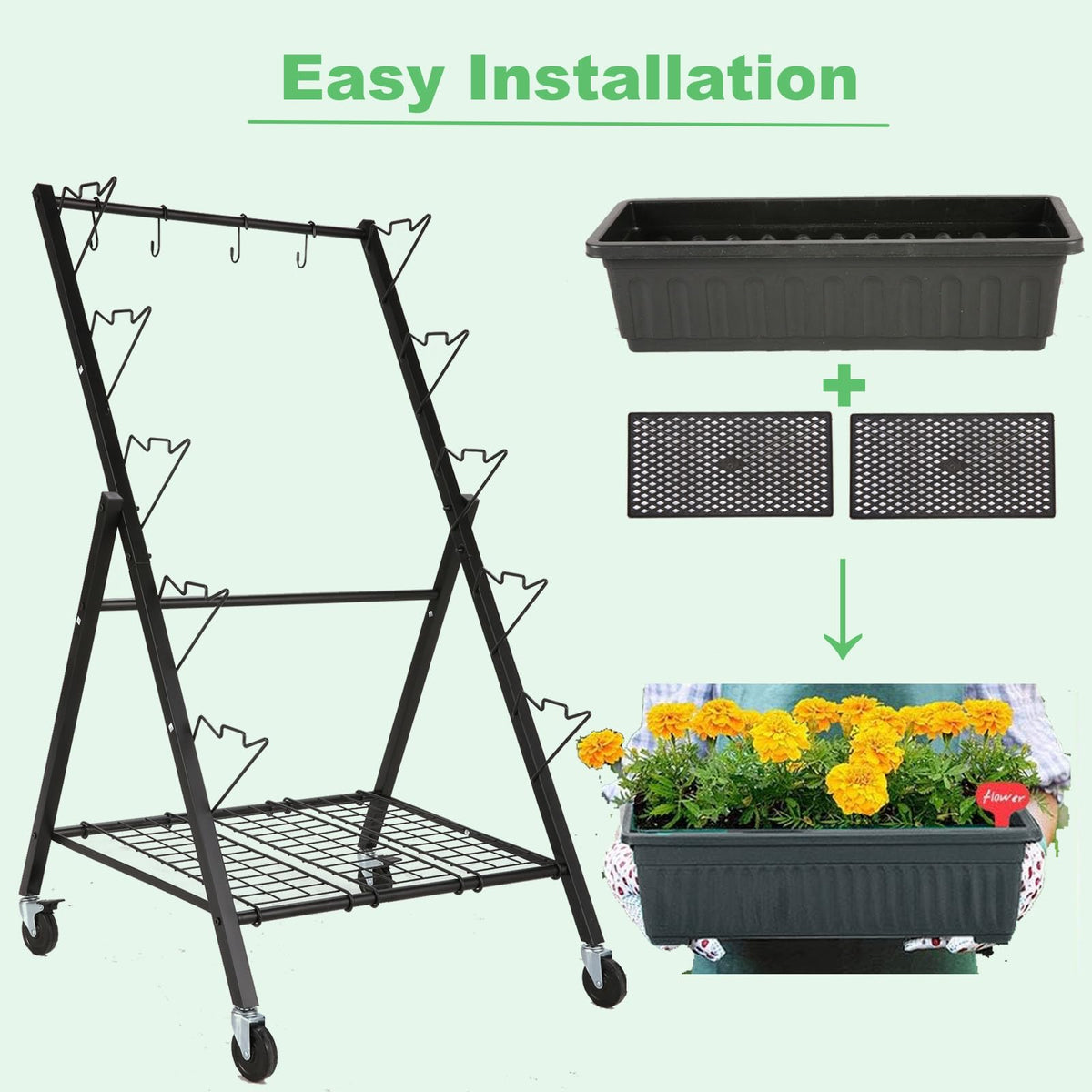 Homdox easy-assembly garden bed speeds setup for busy homeowners.