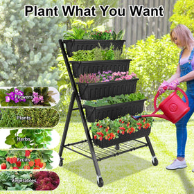 Homdox food-grade plastic boxes offer safe planting spaces.