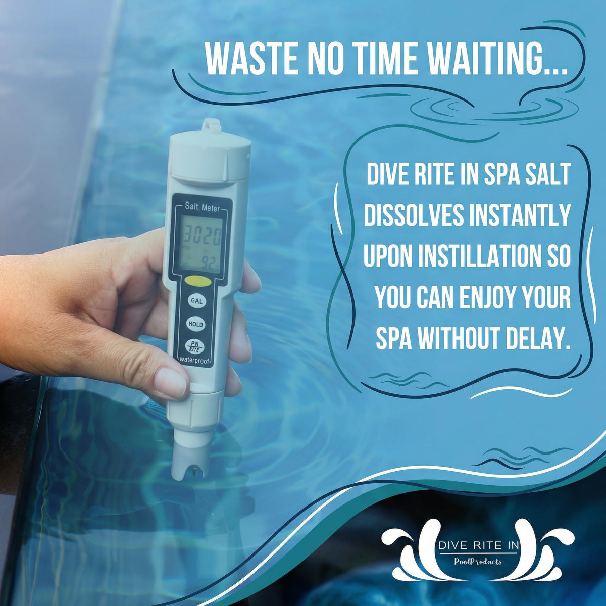 Home and Country USA swim spa salt supports balanced water.