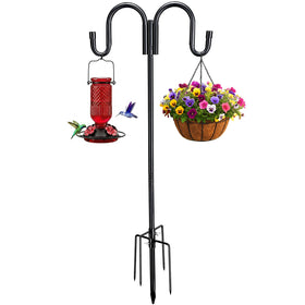 HOME COMPOSER double shepherds hook with two arms for balanced outdoor displays