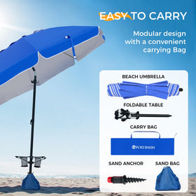 HOMEDEMO carry bag supports easy beach trips.