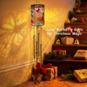HOMEIMPRO waterproof solar chimes suitable for porch use