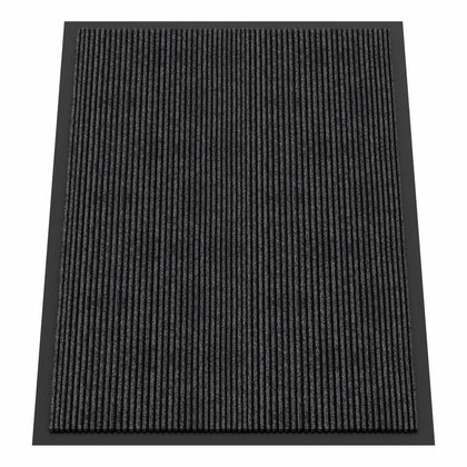 Homek door mat front view showcasing broad coverage for dirt and moisture