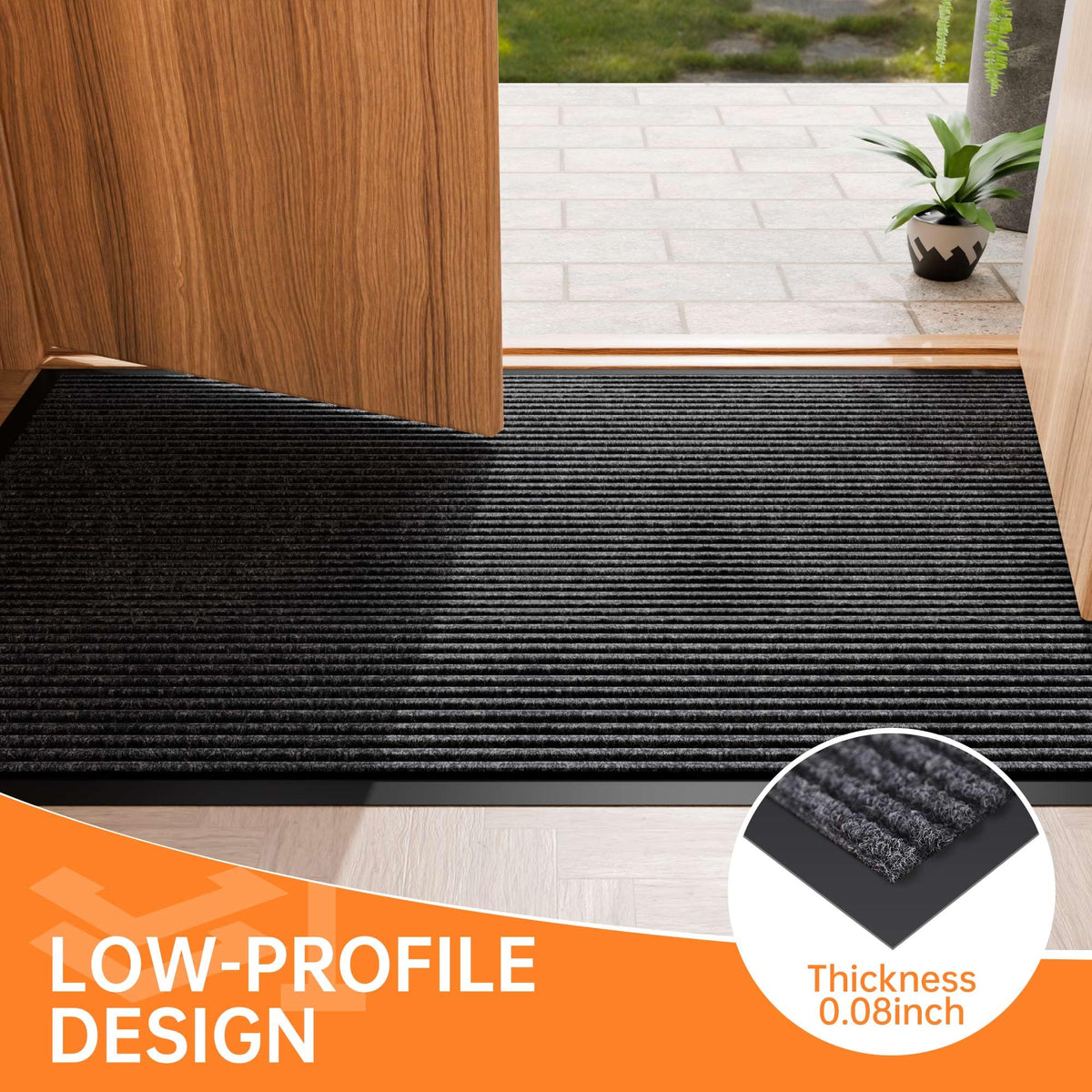 Homek door mat available in large sizes for spacious entryways