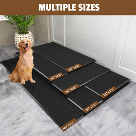 HOMEK extra-large mat ideal for high-traffic entryways and patios