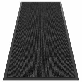 HOMEK front door mat 4x8 with deep grooves to trap dirt and moisture.