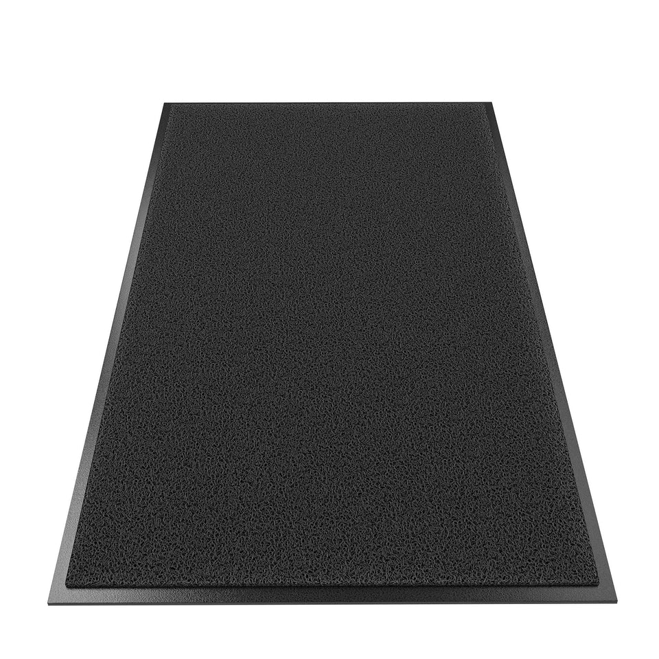 HOMEK front door mat at outdoor entrance 60x36 helps keep dirt outside